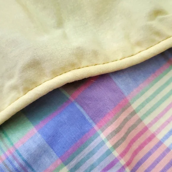 KING Plaid Duvet Cover + Pillow Shams - Cotton/poly blend - Picture 10 of 15